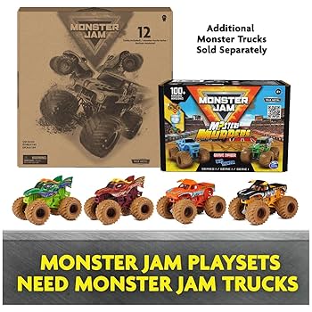 ミニカー MONSTER JAM CHAMP RAMP FREESTYLE Monster Jam, Champ Ramp Freestyle Playset with Exclusive Son